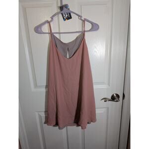 Tempted dusty pink tank 2x